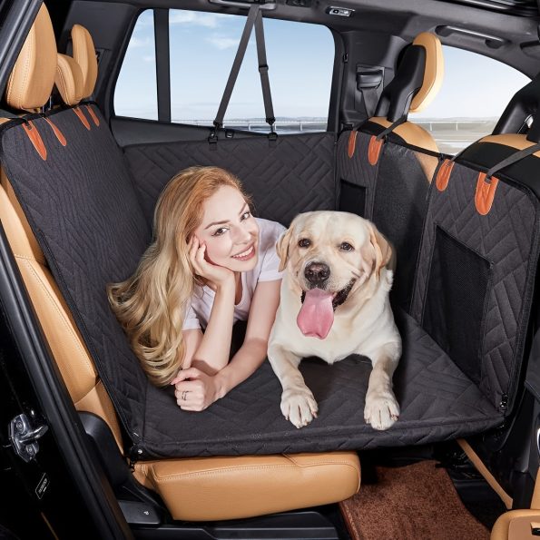 [Load-bearing Car Pet Mat] Load-bearing Car Pet Mat – Dog Travel Hammock Rear Seat Cushion Hard Board Car Dog Bed